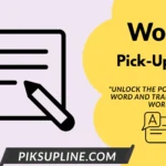 Word Pickup-lines
